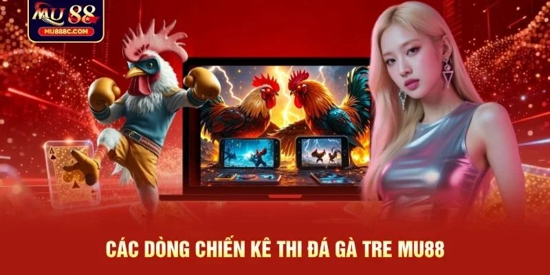 Các dòng chiến kê thi đá gà tre MU88