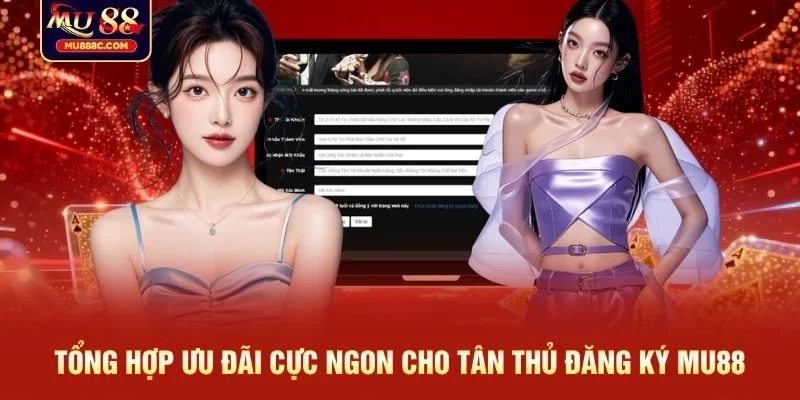 Tổng hợp ưu đãi cực ngon cho tân thủ đăng ký MU88